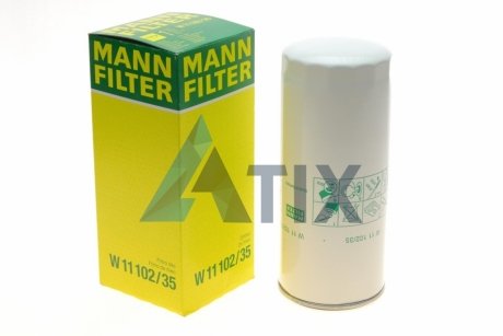 Фільтр масляний -FILTER W 11 102/35 MANN W 11102/35