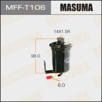 Фильтр топливный MASUMA MFF-T106 (фото 1)