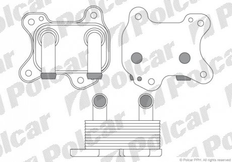 RADIATOR For TOYOTA 95-99 AVALON Polcar 5508L82 (фото 1)