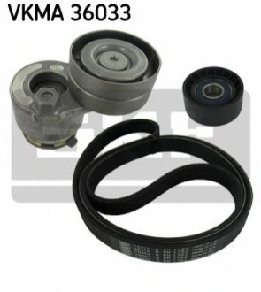 Компл.газораспр.(ремень + ролик) SKF VKMA 36033