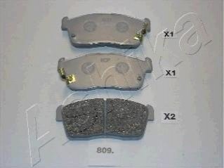 Колодки тормозные дисковые к-т ASHIKA 50-08-809 (фото 1)