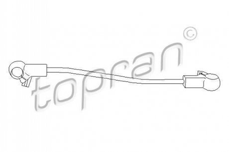 Шток вилки перемикання передач TOPRAN / HANS PRIES 102 846 (фото 1)
