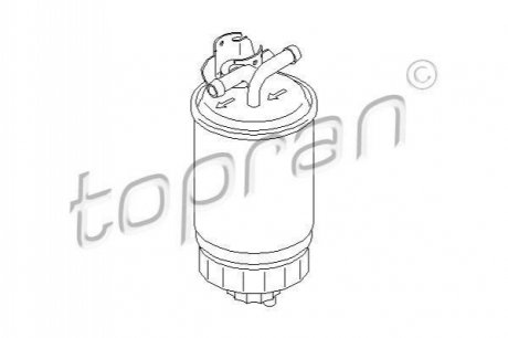 Фильтр топл W T-4 (PRIES) TOPRAN / HANS PRIES 102 732 (фото 1)