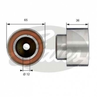 Ролик модуля натягувача ременя Gates T42184