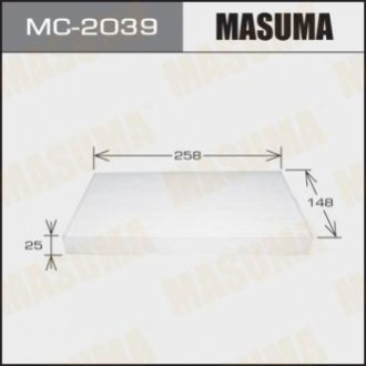 Фильтр салона MASUMA MC-2039 (фото 1)