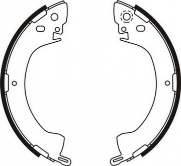 Гальмівні колодки, барабанні ABE C05001ABE