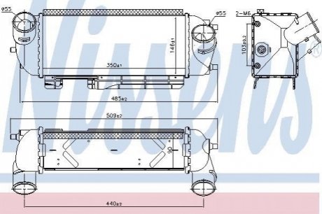 Радиатор охлаждения воздуха NISSENS 96192