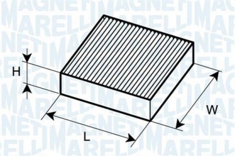 Filter, interior air NISSAN MAGNETI MARELLI 350203064130