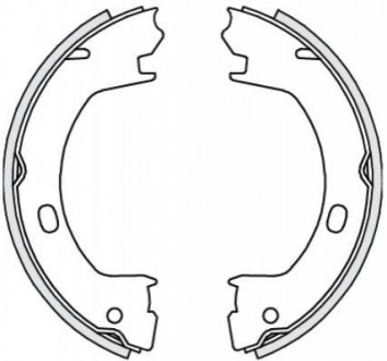Колодки гальмівні барабанні REMSA 4739.00