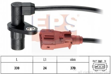 Датчик положения коленвала EPS 1 953 127