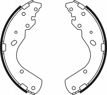 Гальмівні колодки, барабанні ABE C03044ABE