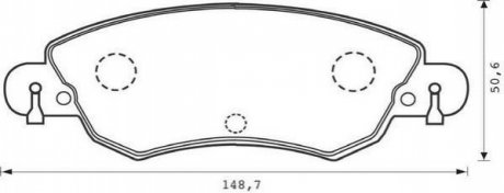 Колодки тормозные дисковые Jurid 573026J (фото 1)