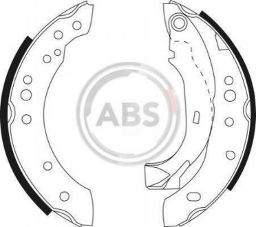 Комплект тормозных колодок A.B.S. 9127