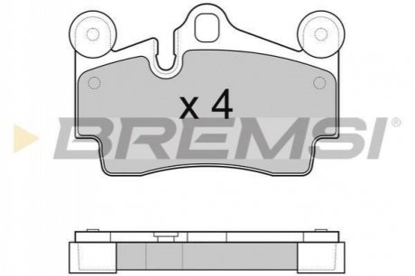 Комплект тормозных колодок BREMSI BP3097