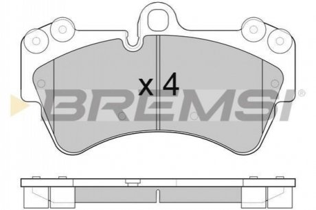 Комплект тормозных колодок BREMSI BP3099