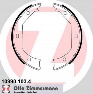 Комлект тормозных накладок ZIMMERMANN 10990.103.4