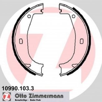 Комлект тормозных накладок ZIMMERMANN 10990.103.3