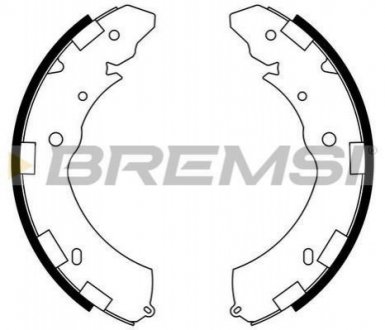 Комлект тормозных накладок BREMSI GF0833 (фото 1)