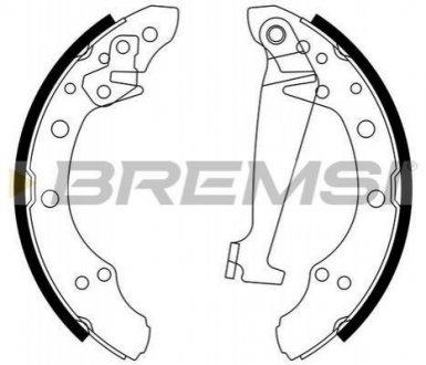 Комлект тормозных накладок BREMSI GF0556 (фото 1)