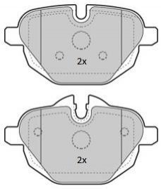 Комплект тормозных колодок FREMAX FBP1854