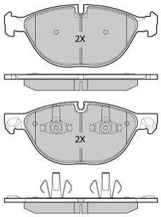 Комплект тормозных колодок FREMAX FBP1928