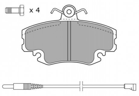 Комплект тормозных колодок FREMAX FBP-0920 (фото 1)