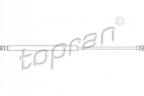 Газовый амортизатор капота TOPRAN / HANS PRIES 112 057 (фото 1)