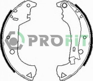 Комлект тормозных накладок PROFIT 5001-0604 (фото 1)