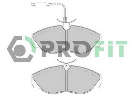 Комплект тормозных колодок PROFIT 5000-0967 (фото 1)
