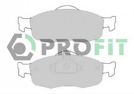 Комплект тормозных колодок PROFIT 5000-0884 (фото 1)