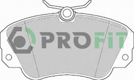 Комплект тормозных колодок PROFIT 5000-0686 (фото 1)