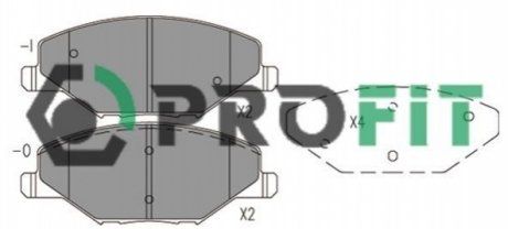 Комплект тормозных колодок PROFIT 5000-4590