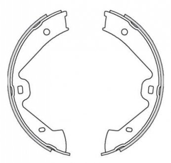 Колодки гальмівні барабанні REMSA 467500