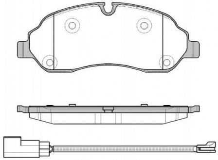 Комплект тормозных колодок REMSA 1602.02