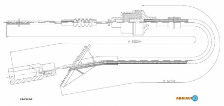 Тросик сцепления ADRIAUTO 11.0135.1