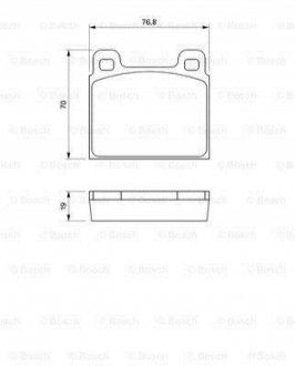 Гальмівні колодки дискові BOSCH 0 986 460 111 (фото 1)