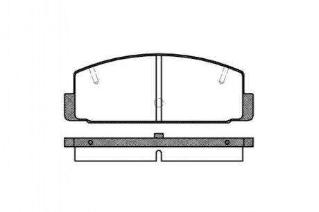 Колодки тормозные диск. задн. (Remsa) Mazda 6 I II WOKING P0793.20