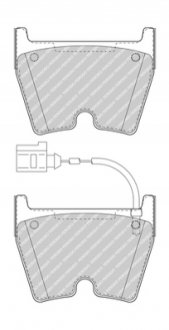 Гальмівні колодки дискові FERODO FDB5023