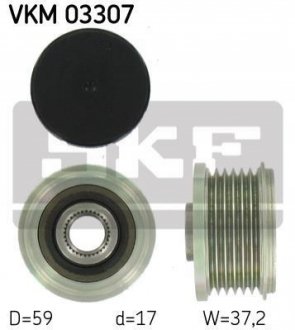 Ременной шкив генератора SKF VKM 03307