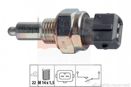 Датчик заднього ходу Audi 100/A6 94-/Peugeot 605 89-/VW Passat 88- EPS 1 860 099 (фото 1)