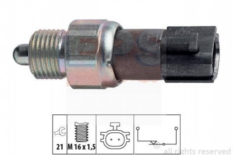 Датчик заднього ходу (на розмикання) Nissan Almera, Micra, Primera, X-Trail/ Renault Megane II, Scen EPS 1 860 232 (фото 1)