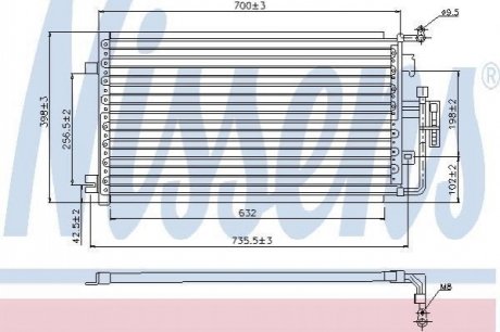 Конденсатор, кондиционер NISSENS 94846