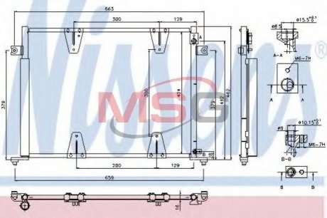 Конденсатор, кондиционер NISSENS 940373