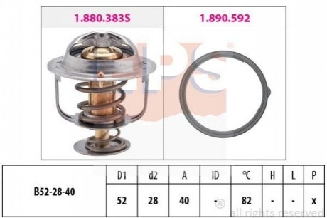 TERMOSTAT MAZDA 626 98- EPS 1.880.383