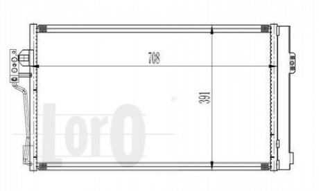 Конденсатор кондиционер DEPO 054-016-0006