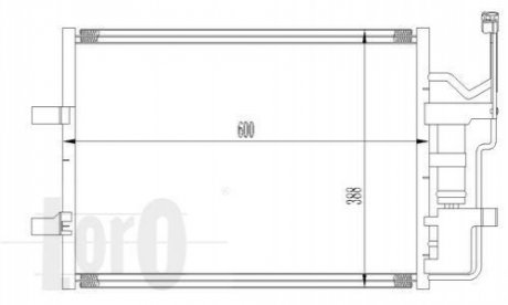 Конденсатор кондиционер DEPO 030-016-0010