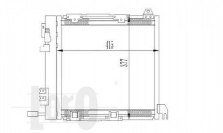 Радіатор кондиціонера Opel Astra G 1.7-2.2DTI 98-05 DEPO 037-016-0009 (фото 1)