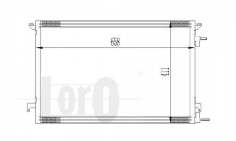 Конденсатор кондиционер DEPO 037-016-0014