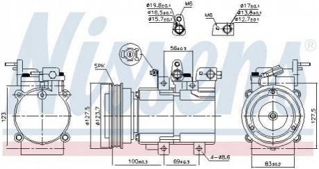 Компрессор, кондиционер NISSENS 89194