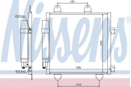 Конденсатор кондиционер NISSENS 94891